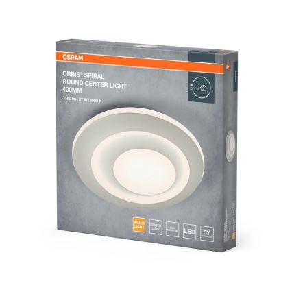 Osram - LED таванно осветително тяло ORBIS SPIRAL LED/27W/230V Ø 40 см бяло