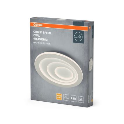 Osram - LED таванно осветително тяло ORBIS SPIRAL LED/37W/230V бяло
