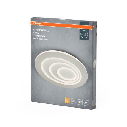 Osram - LED таванно осветително тяло ORBIS SPIRAL LED/63W/230V бяло