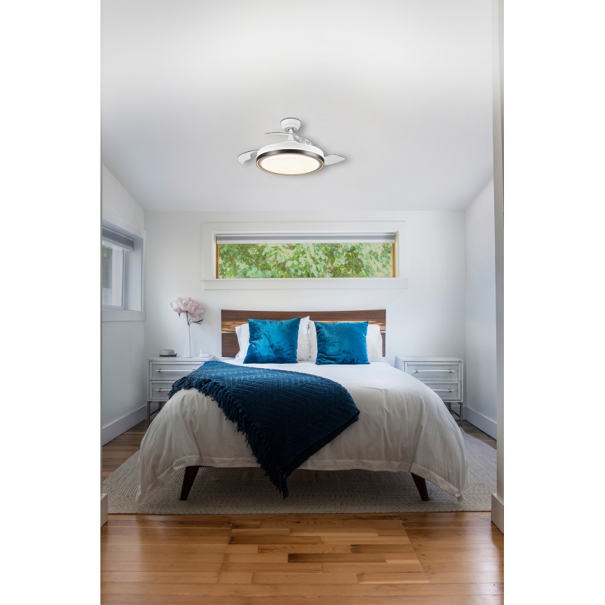 Osram - LED плафон с таванен вентилатор LED/66W/230V 3000/4000/6500K бял + дистанционно управление