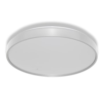 Osram - LED таванно осветително тяло със сензор за здрач CEILING LUXO LED/24W/230V Ø 38 см, сребристо