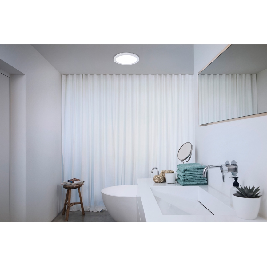 Osram - LED таванно осветително тяло за баня ORBIS DISC LED/22W/230V 3000/4000K Ø 30 см IP44 бяло
