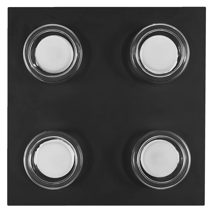 Osram - LED плафон за баня ORBIS FLAME 4xLED/5,5W/230V 3000/4000K IP44 черен