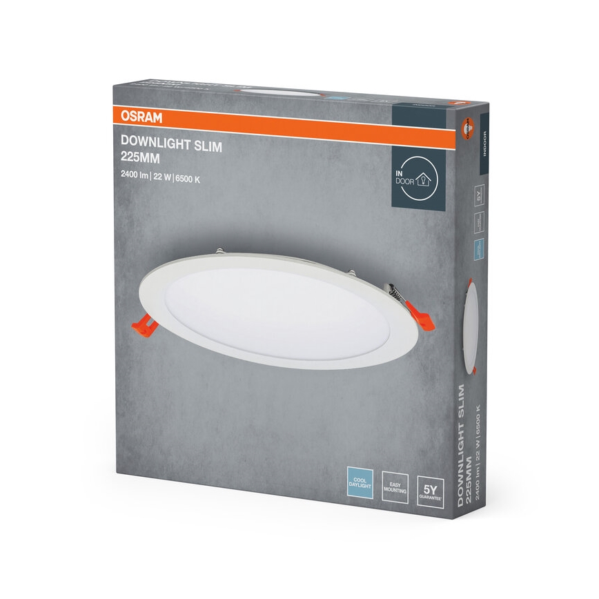Osram - LED вградено осветително тяло SLIM LED/22W/230V 6500K