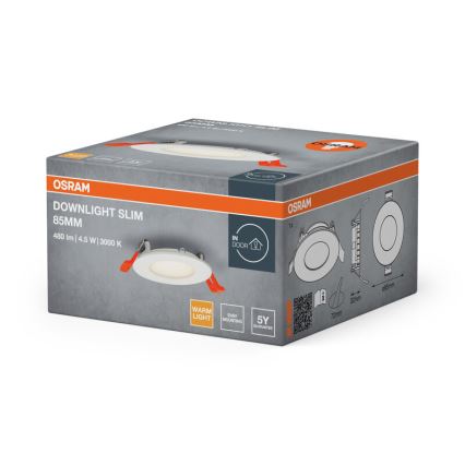 Osram - LED вградено осветително тяло SLIM LED/4,5W/230V 3000K