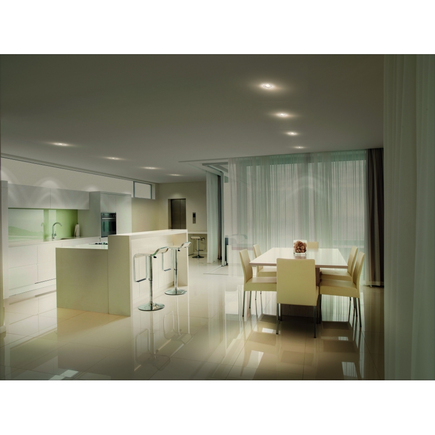 Osram - LED вградено осветително тяло SPOT 1xGU10/4,3W/230V 2700K CRI 90 матов хром