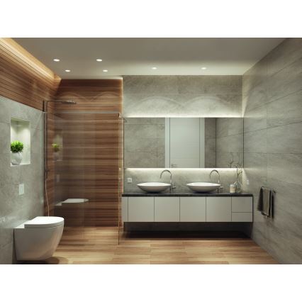 Osram - LED вградено таванно осветително тяло за баня SPOT 1xGU10/4,3W/230V 2700K CRI 90 Ø 8,5 см IP65 бяло