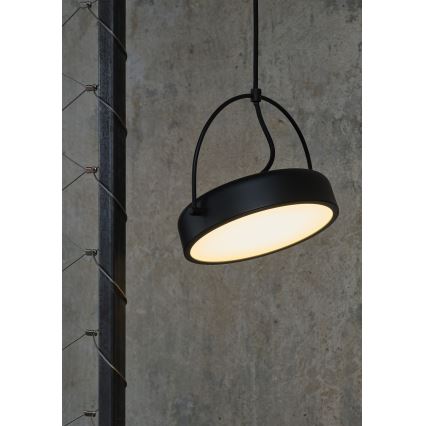 Osram - LED висяща лампа на кабел DECOR PUCK LED/12W/230V CRI 90 черна