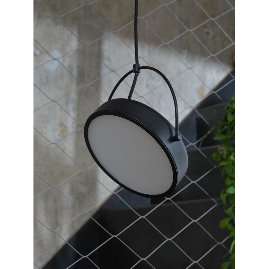 Osram - LED висяща лампа на кабел DECOR PUCK LED/12W/230V CRI 90 черна