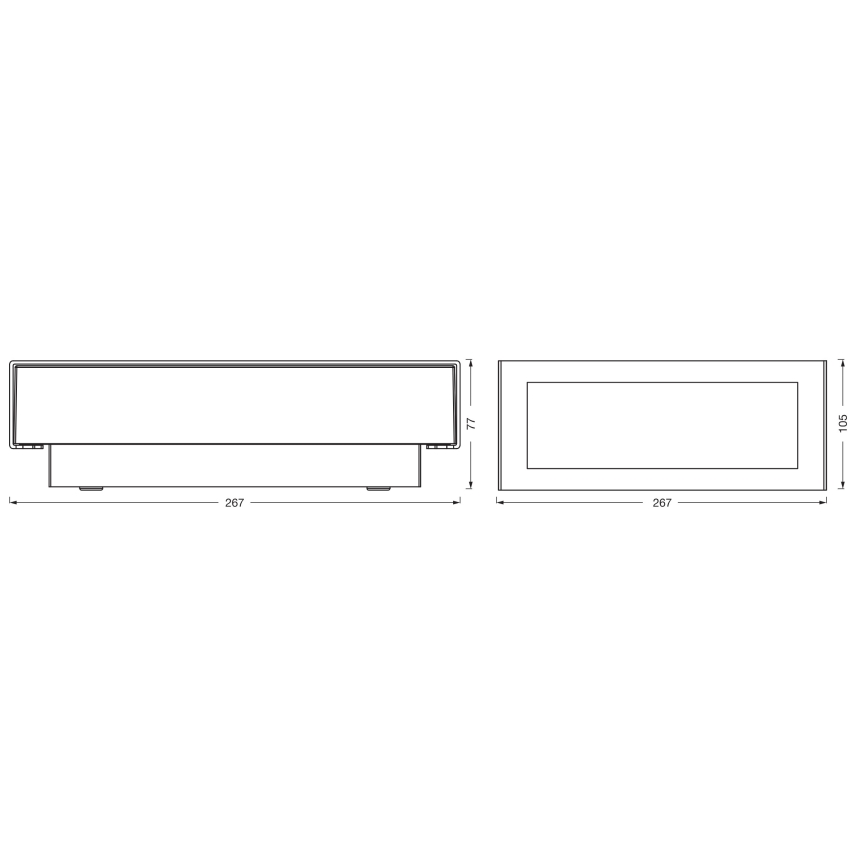 Osram - LED външно стенно осветително тяло ENDURA STYLE LED/10W/230V IP54 антрацит