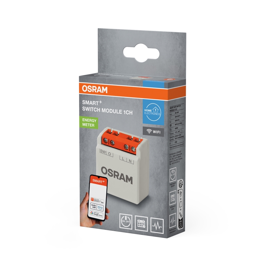 Osram - Модул за едноклавишен ключ SMART+ 230V Wi-Fi