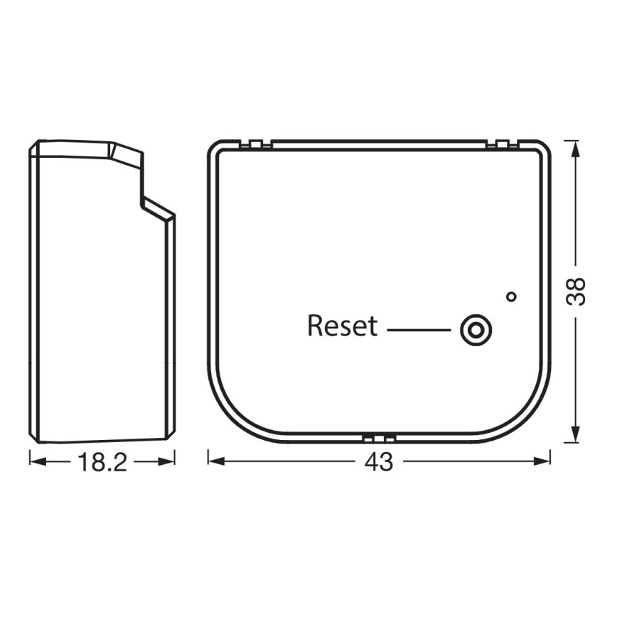 Osram - Модул за управление за венециански щори, ролетни щори и завеси SMART+ 230V Wi-Fi