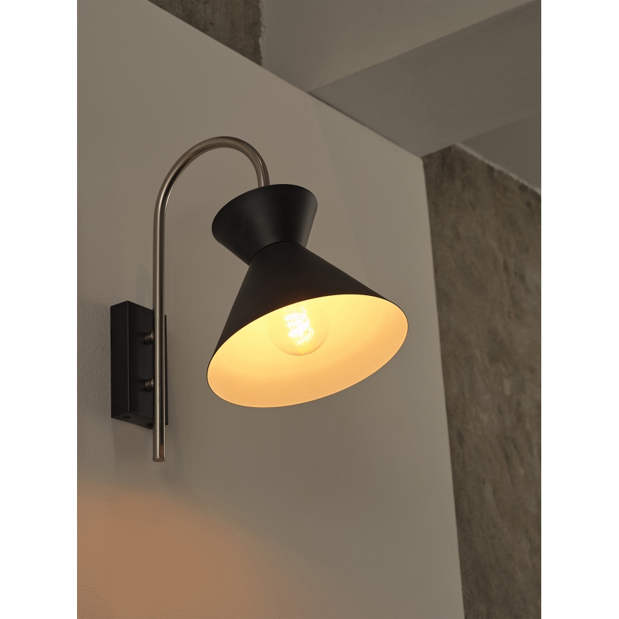 Osram - Настенна лампа DECOR WAIST 1xE27/40W/230V черна