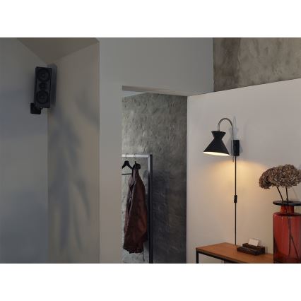 Osram - Настенна лампа DECOR WAIST 1xE27/40W/230V черна