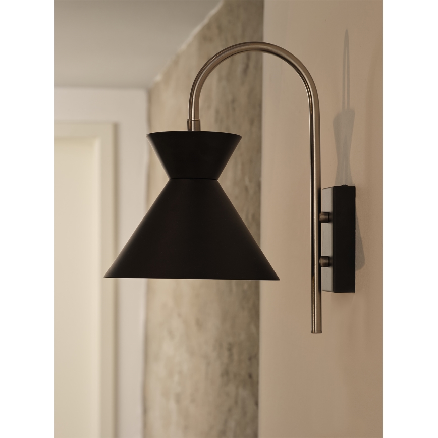 Osram - Настенна лампа DECOR WAIST 1xE27/40W/230V черна
