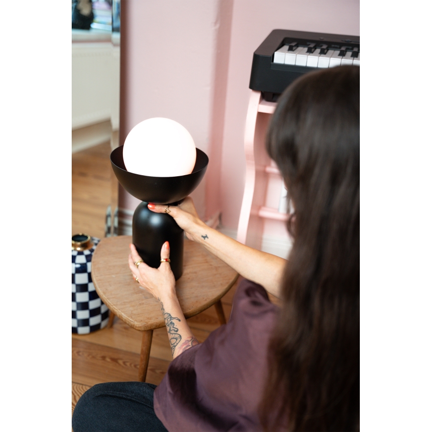 Osram - Настолна лампа DECOR BOWL 1xE14/25W/230V черна