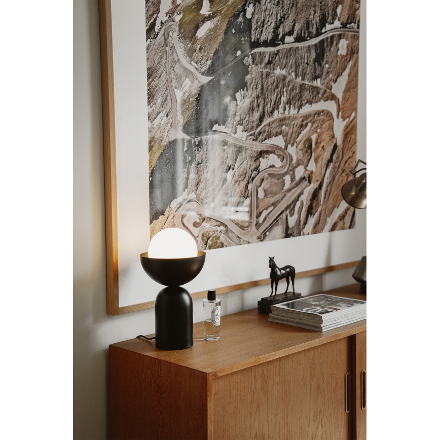 Osram - Настолна лампа DECOR BOWL 1xE14/25W/230V черна