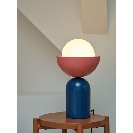 Osram - Настолна лампа DECOR BOWL 1xE14/25W/230V синя/розова