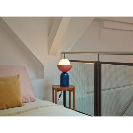 Osram - Настолна лампа DECOR BOWL 1xE14/25W/230V синя/розова