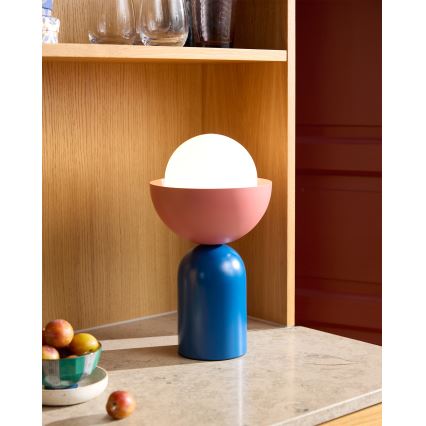 Osram - Настолна лампа DECOR BOWL 1xE14/25W/230V синя/розова