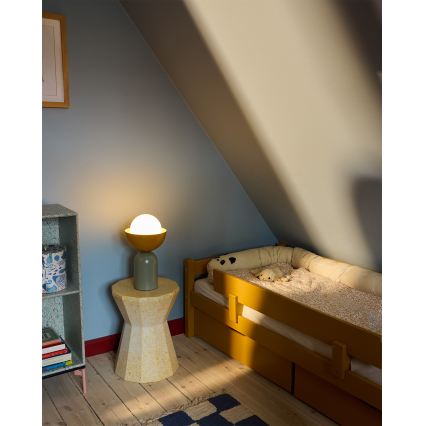 Osram - Настолна лампа DECOR BOWL 1xE14/25W/230V зелена/жълта