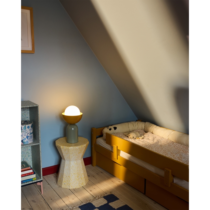 Osram - Настолна лампа DECOR BOWL 1xE14/25W/230V зелена/жълта