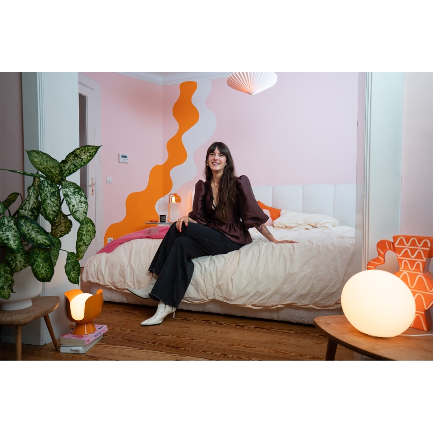 Osram - Настолна лампа DECOR COROLLE 1xG9/20W/230V оранжева