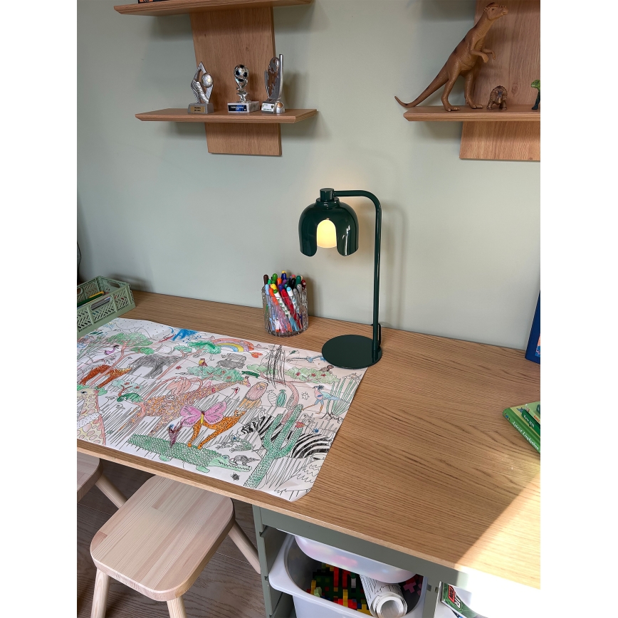 Osram - Настолна лампа DECOR COROLLE 1xG9/20W/230V зелена