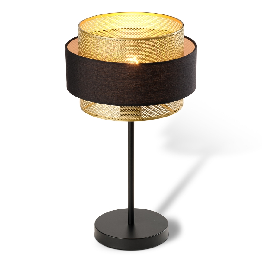 Osram - Настолна лампа DECOR HORNET 1xE27/10W/230V черна/златна