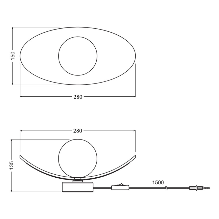 Osram - Настолна лампа DECOR PEARL 1xG9/5W/230V бежова