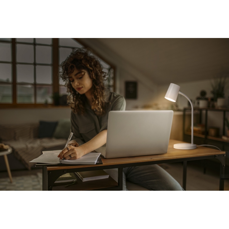 Osram - Настолна лампа DESK LINE 1xGU10/9W/230V бяла