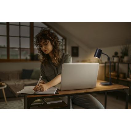 Osram - Настолна лампа DESK LINE 1xGU10/9W/230V черна