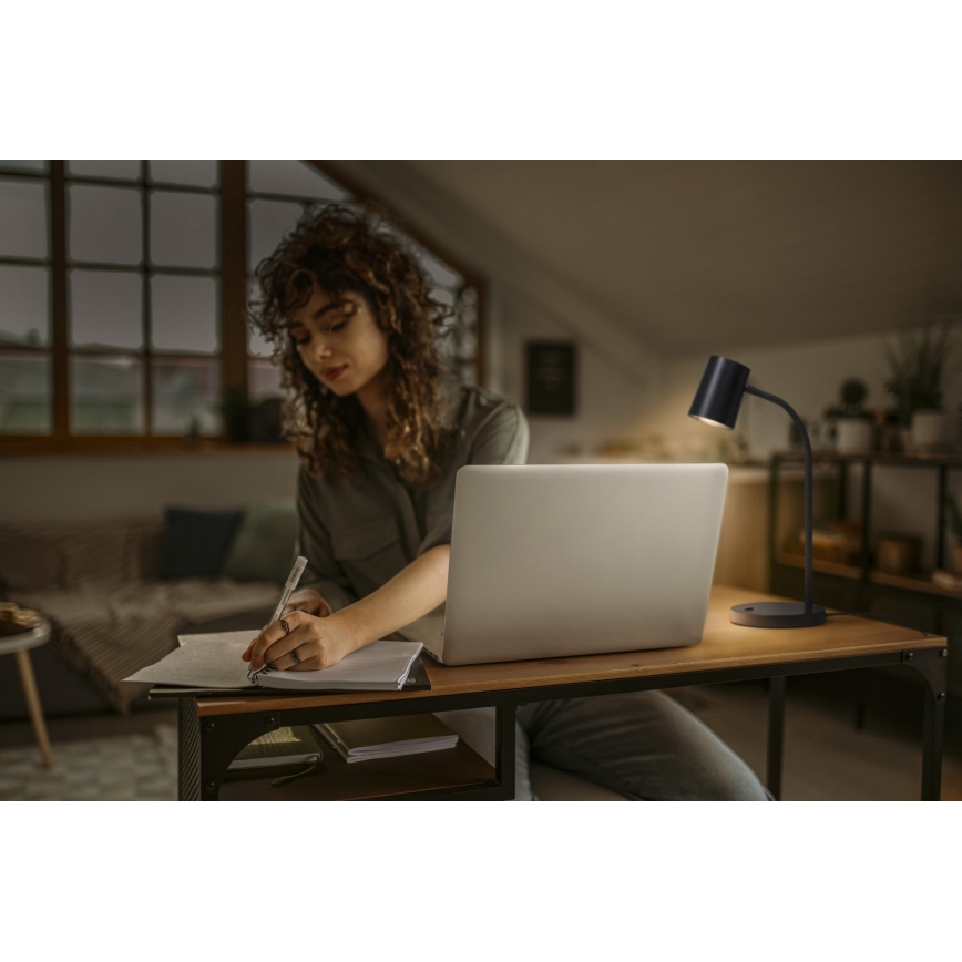 Osram - Настолна лампа DESK LINE 1xGU10/9W/230V черна