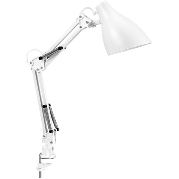 Osram - Настолна лампа с щипка DESK LINE 1xE27/11W/230V бяла