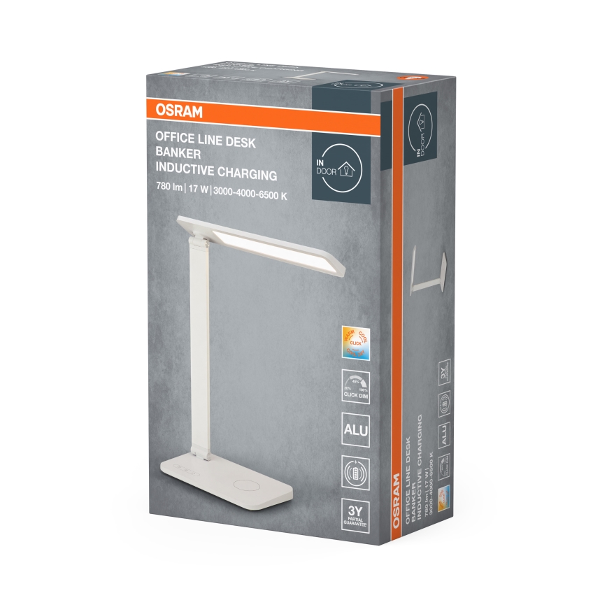 Osram - димируема настолна LED лампа OFFICE LINE LED/17W/230V 3000/4000/6500K бяла