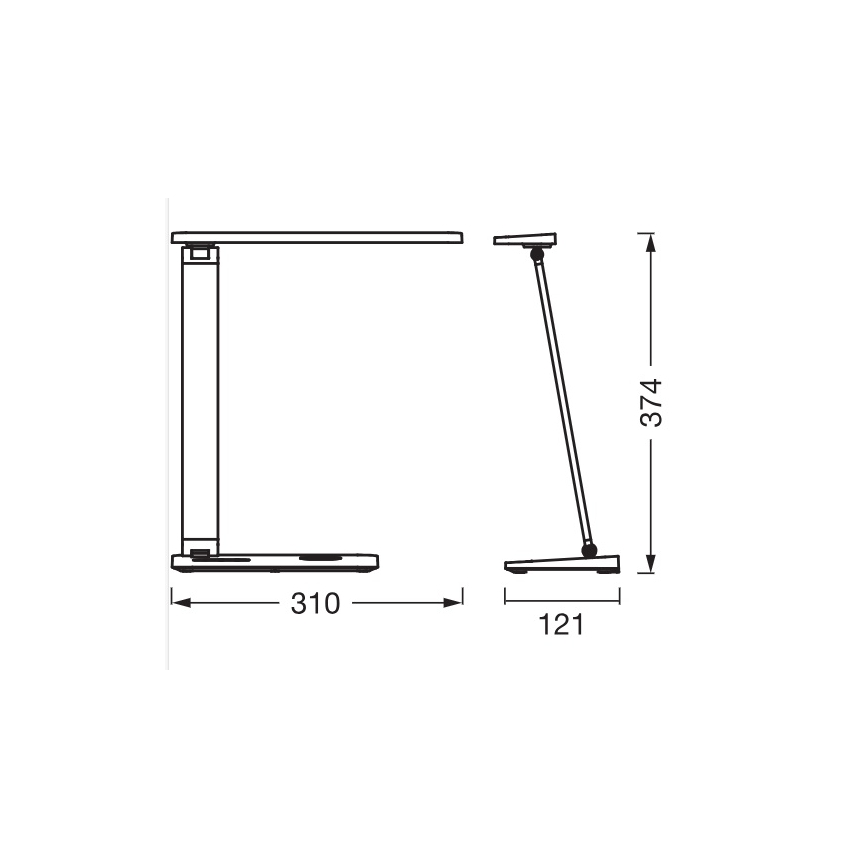 Osram - димируема настолна LED лампа OFFICE LINE LED/17W/230V 3000/4000/6500K бяла