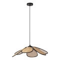 Osram - Пендел на кабел DECOR RATTAN 1xE27/15W/230V Ø58 см бежово/черно