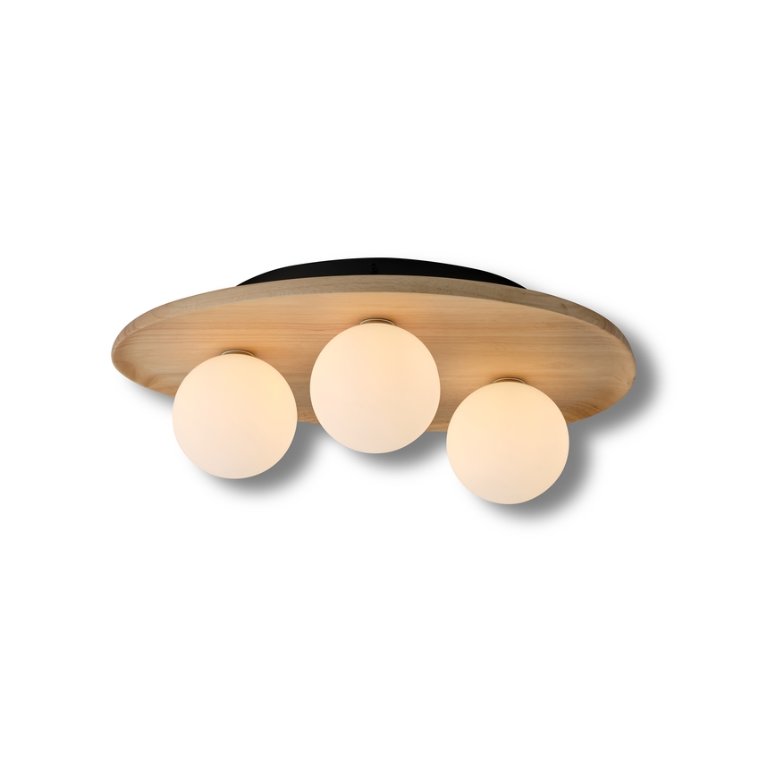 Osram - Плафон WOOD NEST 3xG9/5W/230V каучуково дърво