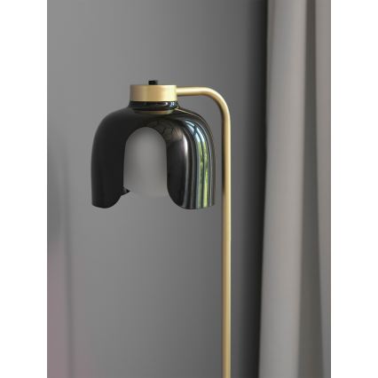 Osram - Подова лампа DECOR COROLLE 1xE27/15W/230V черна/златна