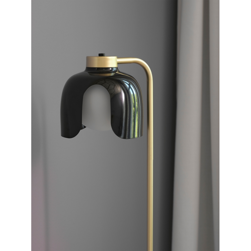 Osram - Подова лампа DECOR COROLLE 1xE27/15W/230V черна/златна