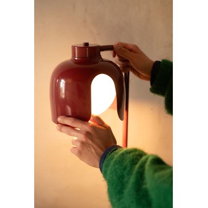 Osram - Подова лампа DECOR COROLLE 1xE27/15W/230V червена