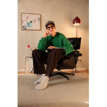 Osram - Подова лампа DECOR COROLLE 1xE27/15W/230V червена