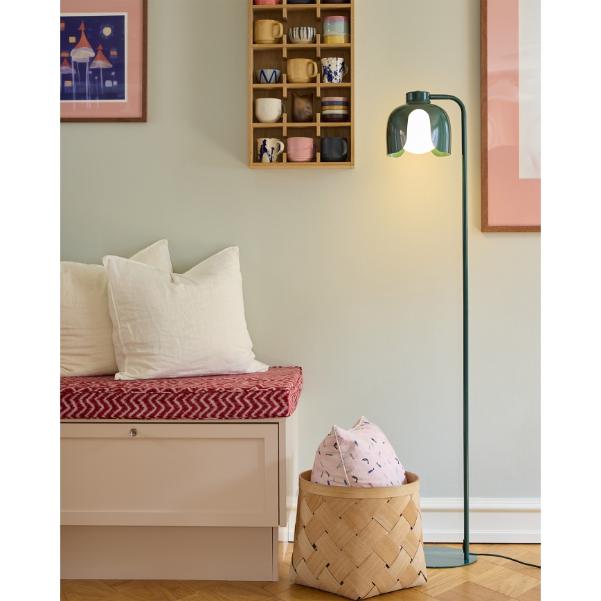 Osram - Подова лампа DECOR COROLLE 1xE27/15W/230V зелена