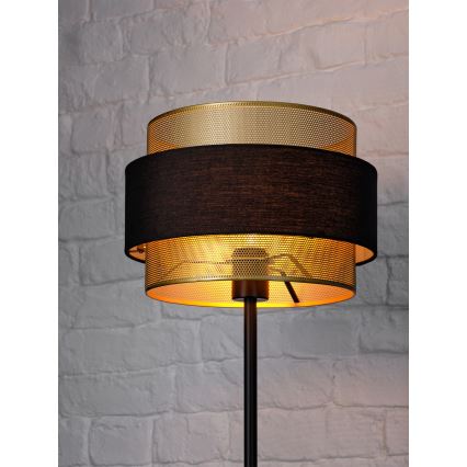 Osram - Подова лампа DECOR HORNET 1xE27/10W/230V черна/златна