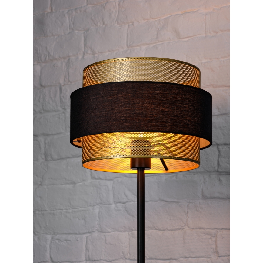 Osram - Подова лампа DECOR HORNET 1xE27/10W/230V черна/златна