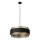 Osram - Полилей на кабел DECOR HORNET 3xE27/10W/230V Ø 50 см черен/златист