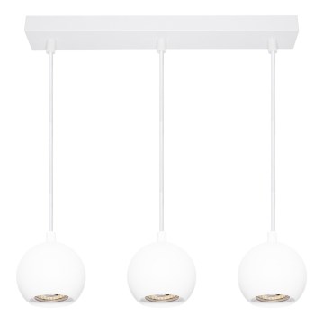 Osram - Полилей на кабел SPOT SPHERAL 3xGU10/6W/230V бял