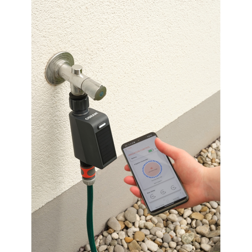 Osram - Поливен вентил с соларен панел SMART+ IP55 Wi-Fi