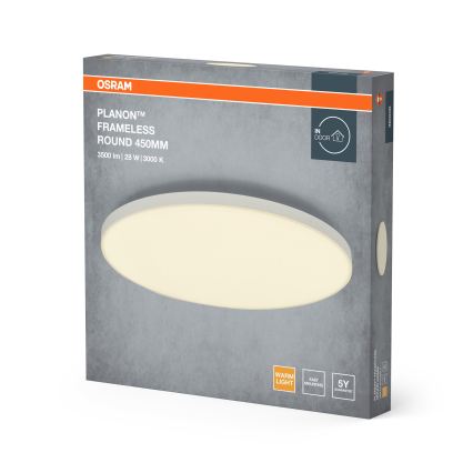 Osram - Повърхностно монтиран LED панел PLANON LED/28W/230V 3000K, Ø 45 см, бял