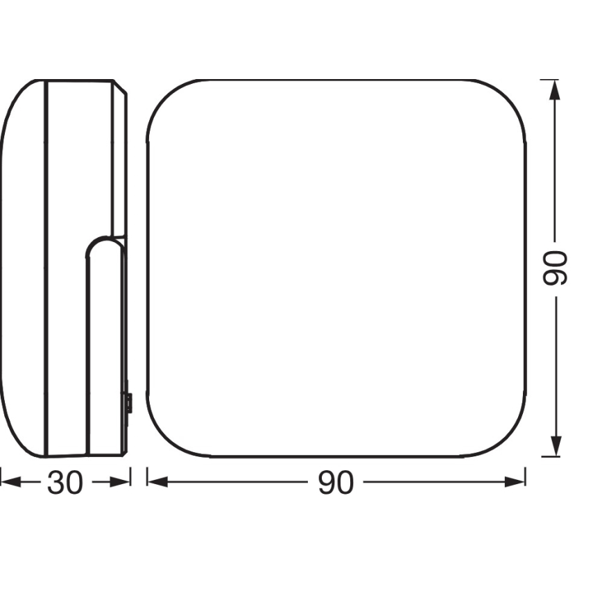 Osram - преносимо соларно LED осветително тяло NIGHTLUX LED/2W/5V IP54 сиво